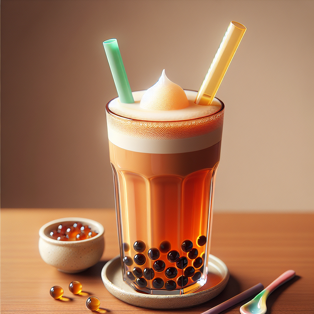 Bubble tea (pick your old bubbles)